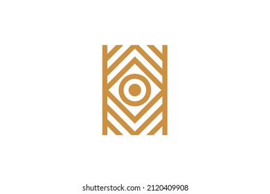 Geometry Modern Monoline Vector Logo