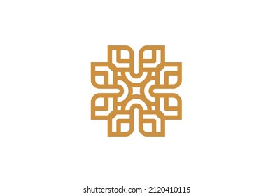 Geometry Modern Monoline Vector Logo