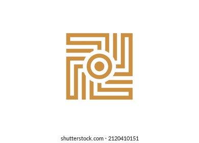 Logotipo de vectores monológicos modernos