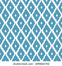 Geometry modern repeat pattern with textures ikat geometric killim blue pattern 