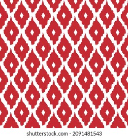 Geometry modern repeat pattern with textures ikat geometric killim red pattern 