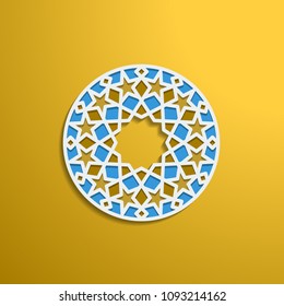 geometry mosaic islamic vector illustration