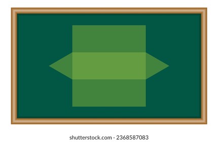 Geometry net of triangular prism. 3d solid shape in mathematics.