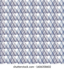 Geometry objects in line-art style. Abstract geometric pattern. Pattern can be used for wallpaper, cover fills, web page background, surface textures, textile fabric. Vector linen texture. 