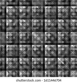 Geometry objects in line-art style. Abstract geometric pattern. Pattern can be used for wallpaper, cover fills, web page background, surface textures, textile fabric. Vector linen texture.
