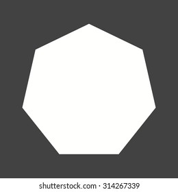 Geometry, octagon, hexagon icon vector image. Can also be used for shapes and geometry. Suitable for use on web apps, mobile apps and print media.