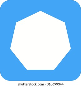 Geometry, octagon, hexagon icon vector image. Can also be used for shapes and geometry. Suitable for use on web apps, mobile apps and print media.