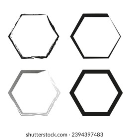Geometry octagonal eight sided. Polygon octagon shapes. Vector illustration. EPS 10.