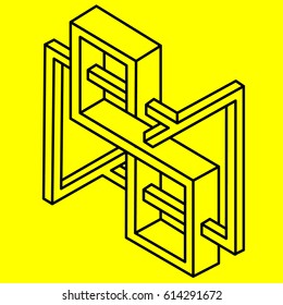 Geometry. Optical illusion