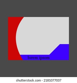 La presentación del negocio del vector de orientación geométrica configuró el modelo de simulación. el modelo de marca de empresa cubre el paquete de diseño de diseño, el paquete de diseño de ilustración geométrica abstracta de portada de informe corporativo