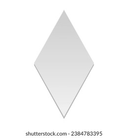 Geometry paper cut. Vector illustration.