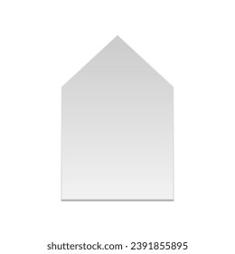 Geometry paper cut. Vector illustration.