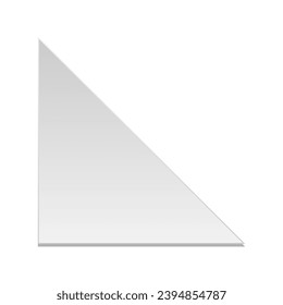 Cortado de papel de geometría. Ilustración vectorial.