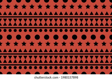 Geometry pattern. Abstract geometric art print. Ethnic hipster vector background.
