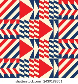 Geometry pattern background, Fabric textile Vector background, Retro trendy colorful covers design. Corporate report cover abstract geometric illustration design layout.