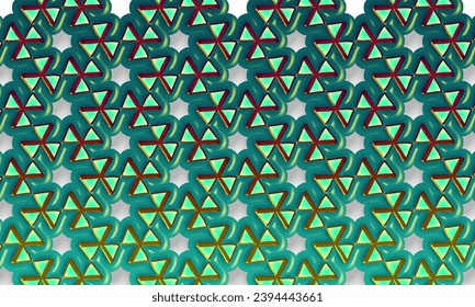 Geometry pattern background vector image.A symphony of shapes and colors that elevate designs with modern elegance and dynamic versatility.