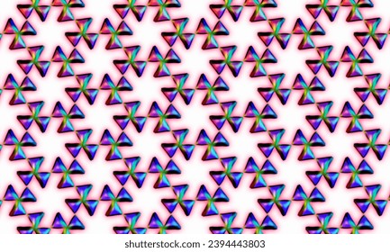 Geometry pattern background vector image.A symphony of shapes and colors that elevate designs with modern elegance and dynamic versatility.