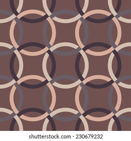 The geometry pattern with circles; cacao circles