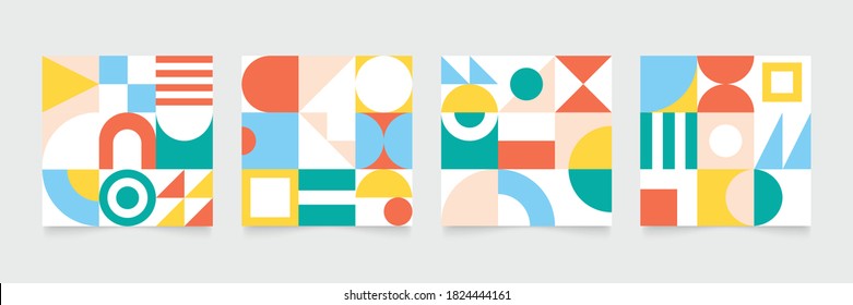 Geometry pattern design vector. Abstract background design with Geometric shape design for cover, Business presentation, Wallpaper, Fabric print, Logo and Packaging. Vector Illustration.