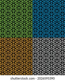 Geometry pattern with pipes line installation texture for wallpaper, background, cloth printing or any other purpose. Easy for color editing with color grouped