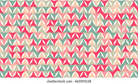 Geometry pattern three point star. Vector eps10