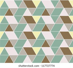 Geometry Pattern Triangle Rectangle Rhombus Trapezoid Stock Vector ...