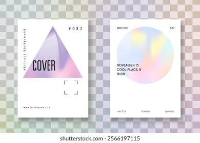 Geometry Presentation. Business White Template. Rainbow Pattern. Pink Color Paper. Geometric Shape. Pastel Banner. Vintage Design. Violet Geometry Presentation