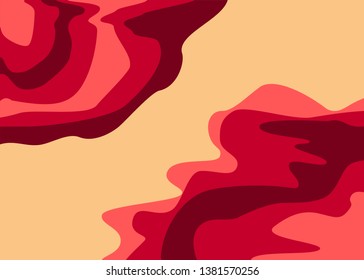 geometry red pink colors abstract formless background