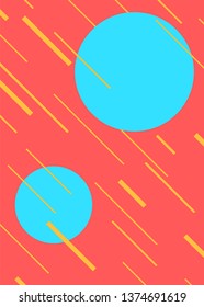 geometry red yellow blue colors abstract lines background
