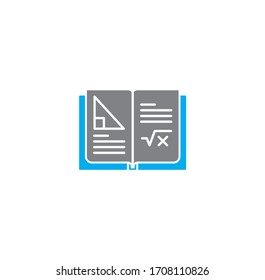Icono relacionado con la geometría en el fondo para diseño gráfico y web. Símbolo de concepto de ilustración creativa para aplicación web o móvil.