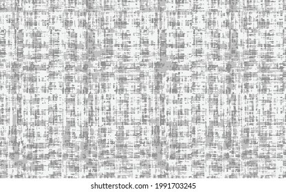 Geometry repeat grey pattern with texture background.Modern winter effect fabric texture print design for carpet, rug, flooring, blanket digital or weaving pattern