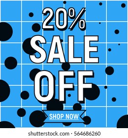 Geometry retro memphis 90s 80s poster for 50 sale