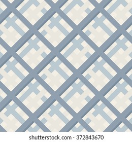 geometry rhombus vector seamless pattern with lines  