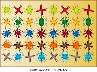 Geometry Sample Color Polymorphic Background Image Stock Vector 