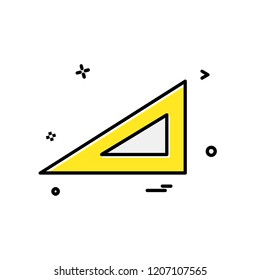 Geometry scale icon design vector