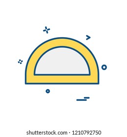 Geometry scale icon design vector