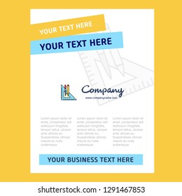 Geometry scale Title Page Design for Company profile ,annual report, presentations, leaflet, Brochure Vector Background