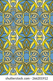 Geometry seamless pattern, ethnic style.