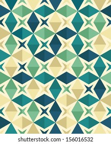 geometry seamless pattern with rhombus