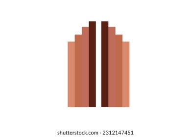 geometry shape arch boho minimal curve illustration