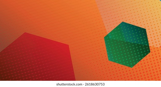 Geometry shaped podium for beauty products against colored background