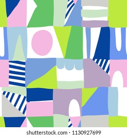 geometry shaped seamless pattern