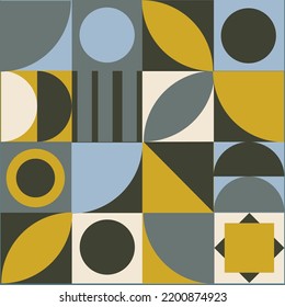 Geometry shapes background flat illustration