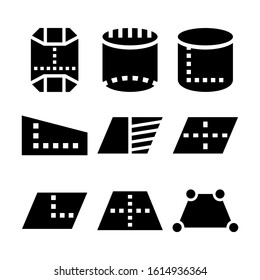 geometry shapes icon isolated sign symbol vector illustration - Collection of high quality black style vector icons

