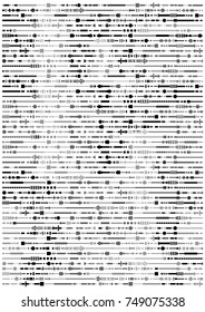 geometry shapes mix together on white background