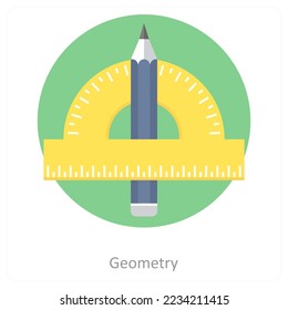 Geometría y concepto de icono estacionario