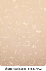 Geometry subject. Back to School background. Education banner