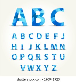 Geometry symbol font Set - Isolated On Background - Vector Illustration, Graphic Design Editable For Your Design. 
