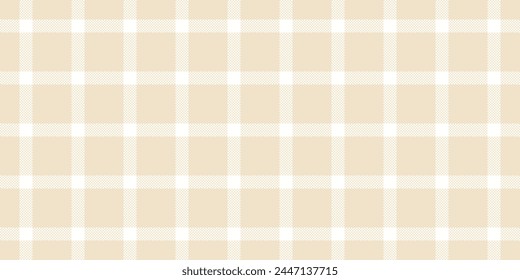 Tela de patrón de tartán de geometría, textil de Vector de cuadros famoso. Textura de costura de fondo a cuadros sin fisuras en color claro y blanco.