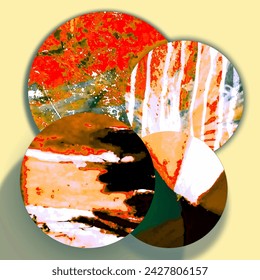 Geometry and tetures. for cover, background, 